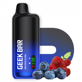 GEEKBAR Meloso Ultra 10000 POD-1 "Черника кислая малина 20 HARD