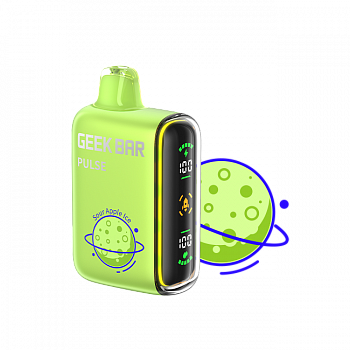 GEEKBAR PULSE 12000 POD-1 "Кислое яблоко лёд" 20 HARD