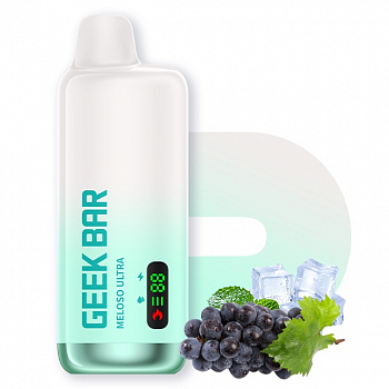 GEEKBAR Meloso Ultra 10000 POD-1 "Виноград лёд" 20 HARD